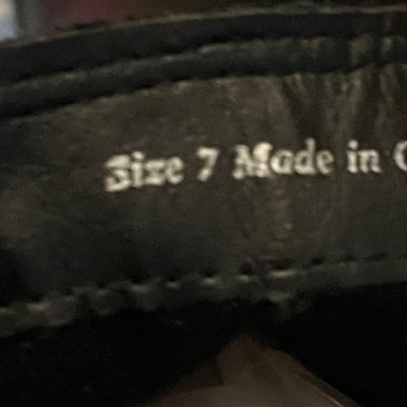 Dolce Vita Black Caster H2O Chelsea Leather Chunky Heel Ankle Boots Size 7 - Picture 12 of 14